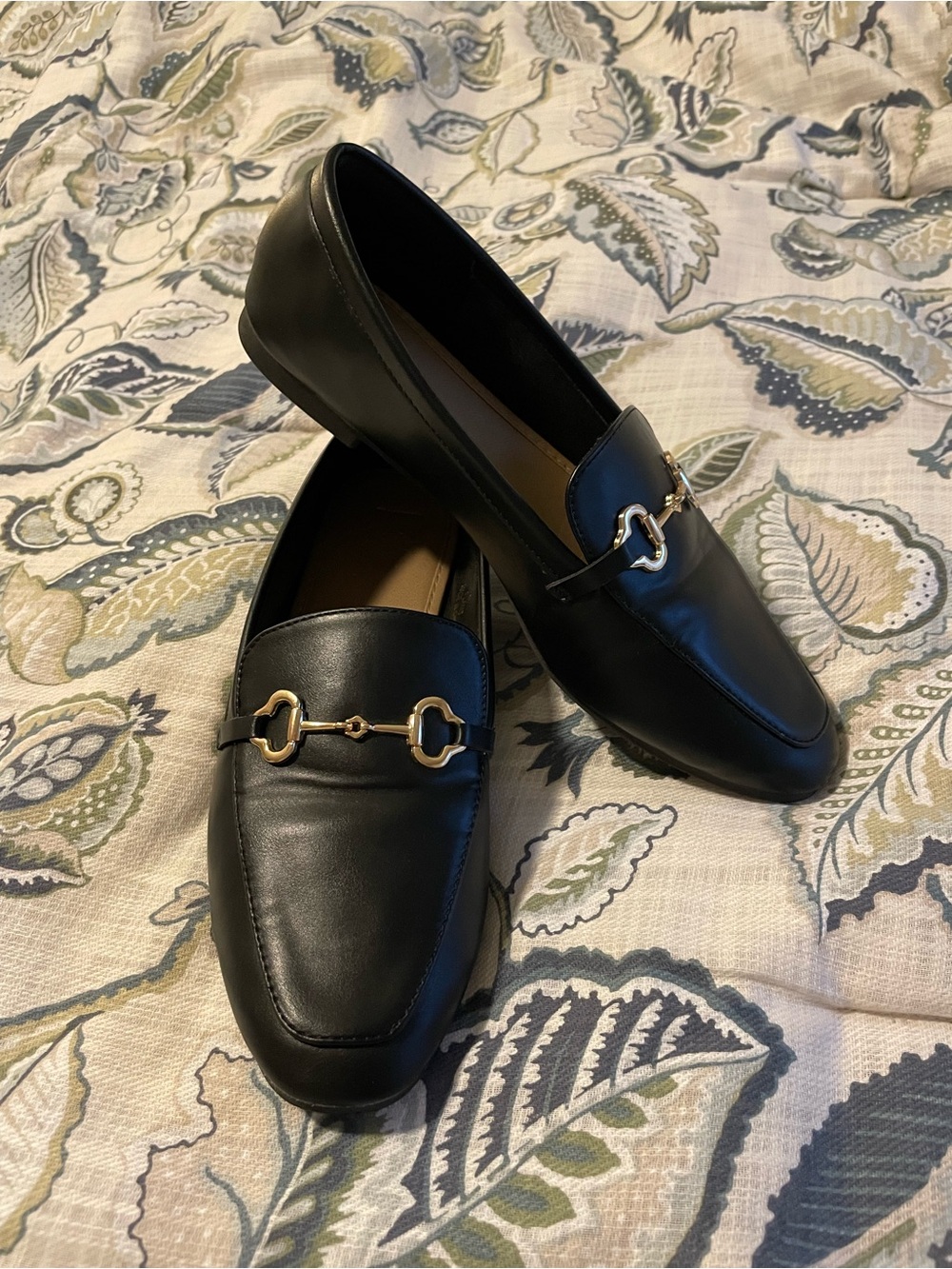 Black Leather Loafers